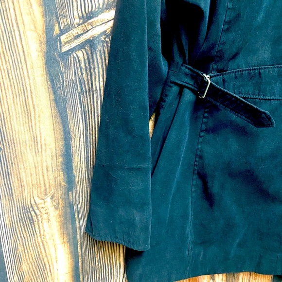 London Fog lined black coat -Size S - Picture 6 of 10